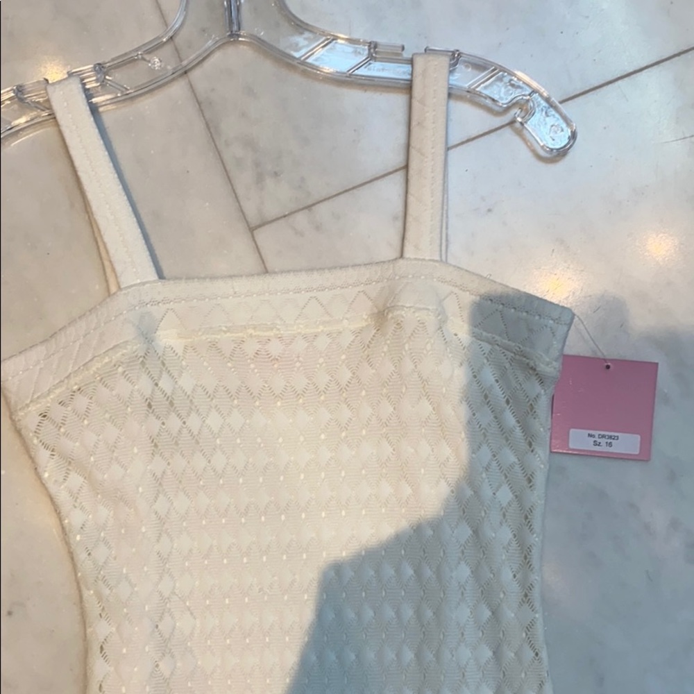 ZOE LTD youth girls white dress size 16 - Picture 4 of 7